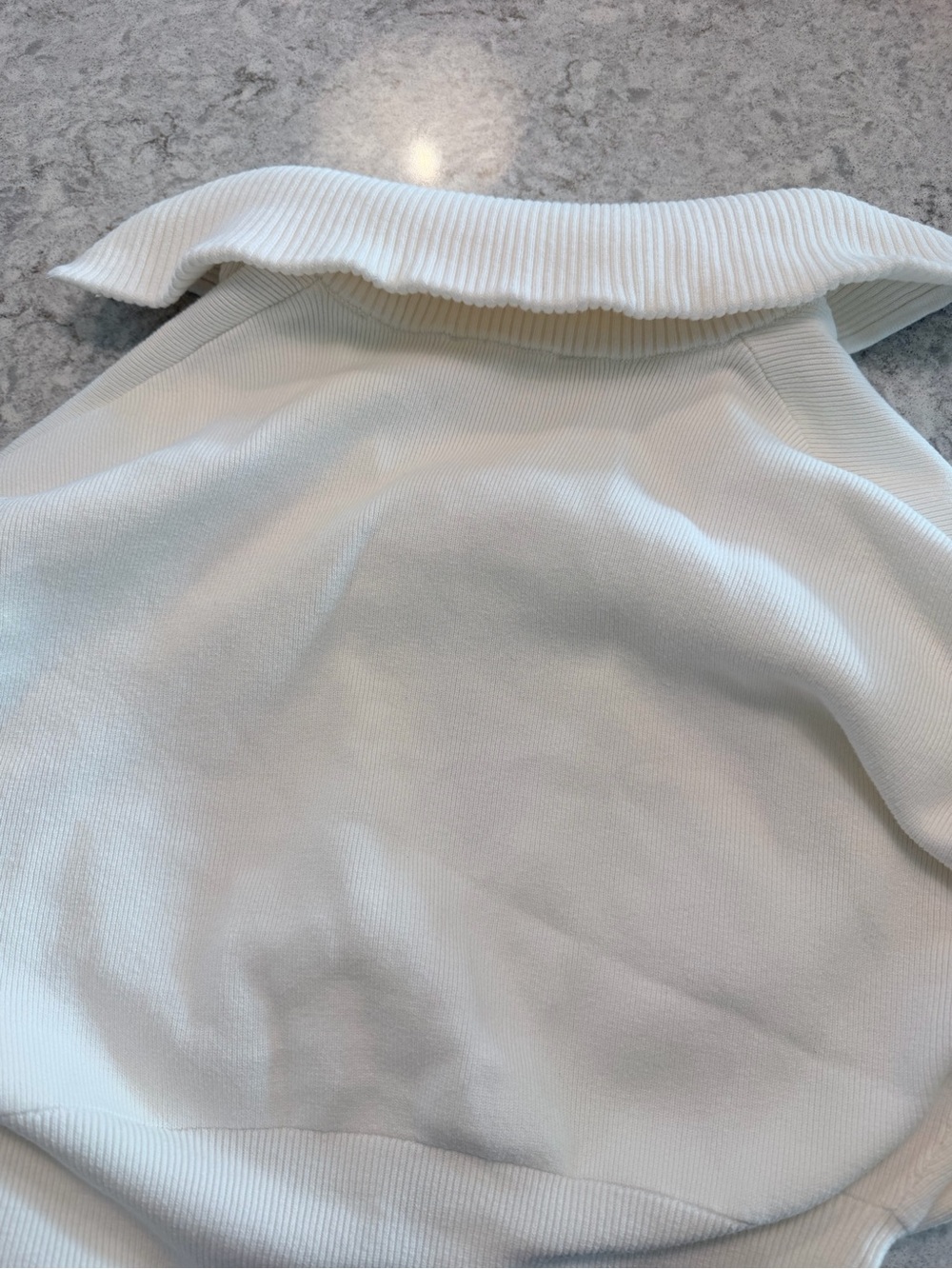 ALO Yoga Scholar knit cropped full zip Jacket - Picture 4 of 5